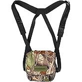 XAMOREST Universal Binocular Case, Binocular Harness for Hunting Case with Adjustable Shoulder Straps 2 Mesh Pockets for Hiking, Hunting, Backpacking, Outdoor Travel