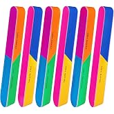 7 Way Nail Buffer (6 Pcs), Nail Buffers Blocks for Natural Nails Shine Smoother Buffing Block for Shinning Fingernail Emery Board Buffing Blocks (6 Pcs Shine Buffer 7 Way)