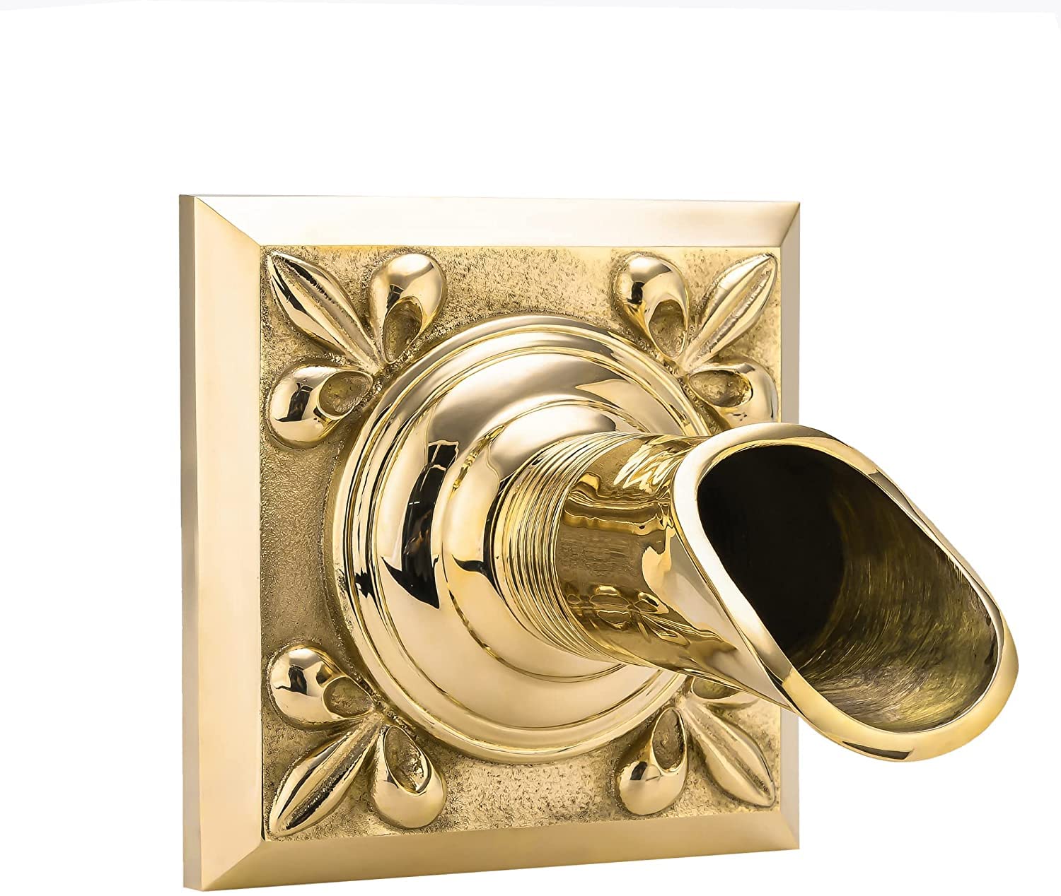 Solid Brass Made Exquisite Handcrafted Waterfall Spout for Landscape, Water Fountain Spout Scupper Luxury Decoration for Pools, Ponds, Water Walls