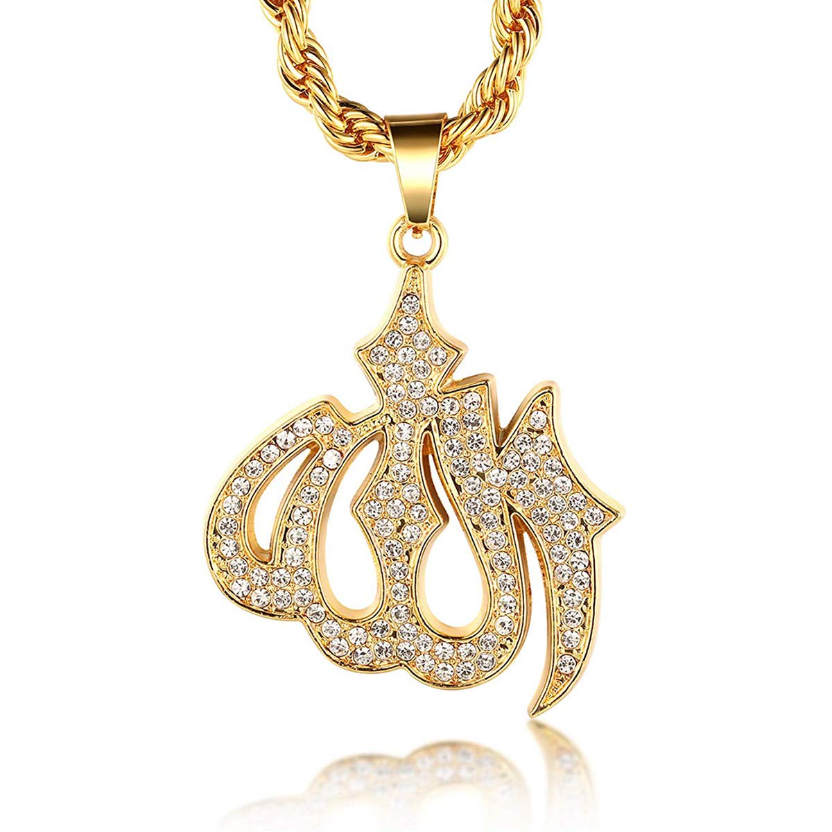Buy Zivom® Almighty Allah God Muslim Islamic Gold Plated Brass Locket