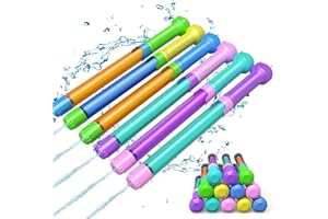 TRULLOYOO 12 Pack Water Gun Soaker Blaster - Bulk Squirt Guns Pool Toys for Kids Adults Outdoor Swimming Pool Summer Beach Activity Fighting Party Game