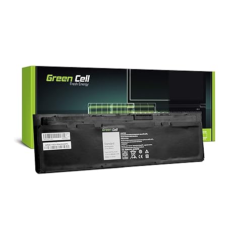 Green Cell® WD52H GVD76 0KWFFN 0WD52H KWFFN Laptop Akku für Dell Latitude E7240 E7250 (Li-Polymer Zellen 2800mAh 11.1V Schwar