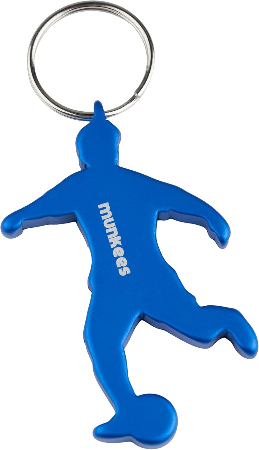 munkees Schlüsselanhänger Fussball I Flaschenöffner I Fußball