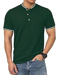 Golf shirts for men Mens Casual Slim Fit Basic