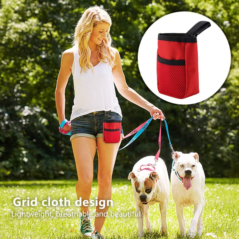 Smandy Portable Dog Treat Pouch for Training and Walking, Multifunctional Dog Food Carrier Bag for Running Traveling - Image 5