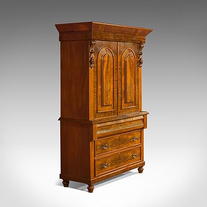 Antique Linen Press Victorian Housekeeper S Cupboard Flame