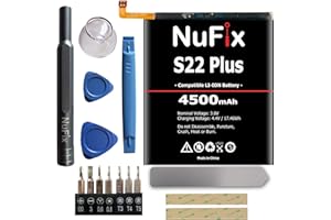 NuFix Battery Replacement Kit for Samsung S22 Plus EB-BS906ABY (Battery + Pro Kit)