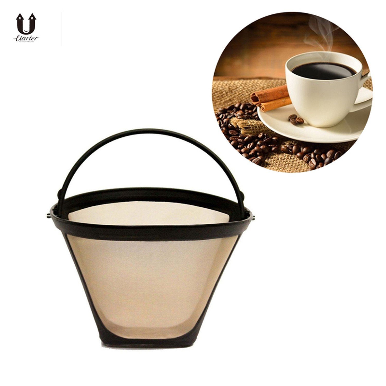 ランキング コーヒーメーカー Permanent Cone Styleハンドメイドコーヒーフィルタツール台所用品 B07b47b7hc 再利用可能なステンレススチールコーヒーフィルタbaskets 新発売 Www Aiq Aiq Com Mx