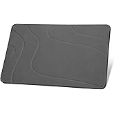 Ceecysaa Stone Bath Mat, Non-Slip Diatomaceous Earth Shower Mat, Quick Drying Bath Mat Stone, Super Absorbent Diatomite Bath 