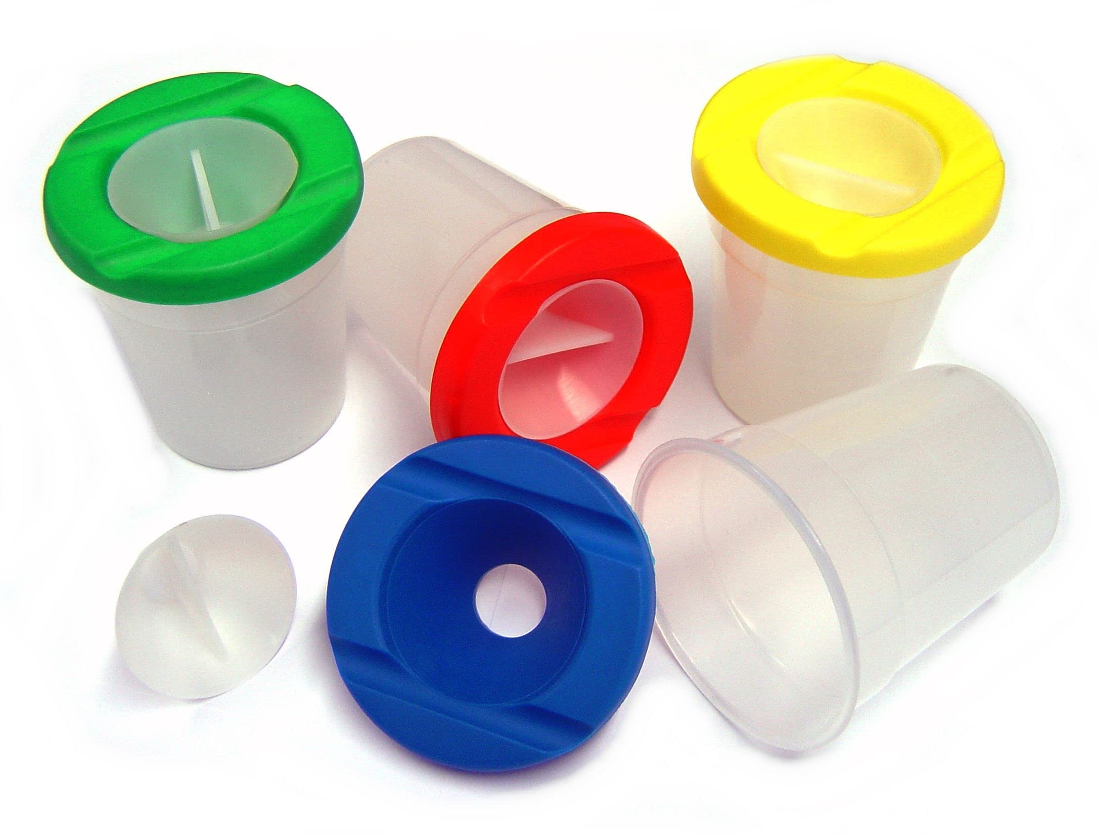 Major Brushes Non-Spill Paint Pots - Pack of 4