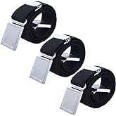 AWAYTR 3 PCS Kids Adjustable Magnetic Belts - Easy to Use Magnetic Buckle Belt for Boys and Girls