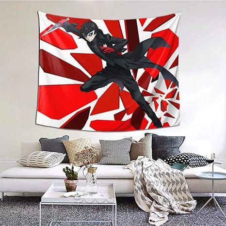 Amazon Co Jp タペストリー ペルソナ5 布ポスター 部屋飾り おしゃれ 多機能壁掛け モダンなアート 模様替え 部屋 窓カーテン 部屋飾り お店 雑貨 個性ギフト 152 130cm ホーム キッチン