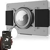 for Ridge Wallet AirTag Holder - AirTag Caes for Minimalist Metal Wallet Money Clip, Ridge Wallet Attachment Compatible with Airtag, Anti-Lost Tracker Protector Cover with Cash Strap