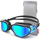 ZIONOR Swim Goggles, G1 MAX Polarized Anti-Fog Swimming Goggles for Men Women