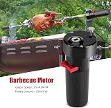 Fdit BBQ Motor Rotator DC 1.5V D Battery Powered Grill Spit Accessory Black view 3