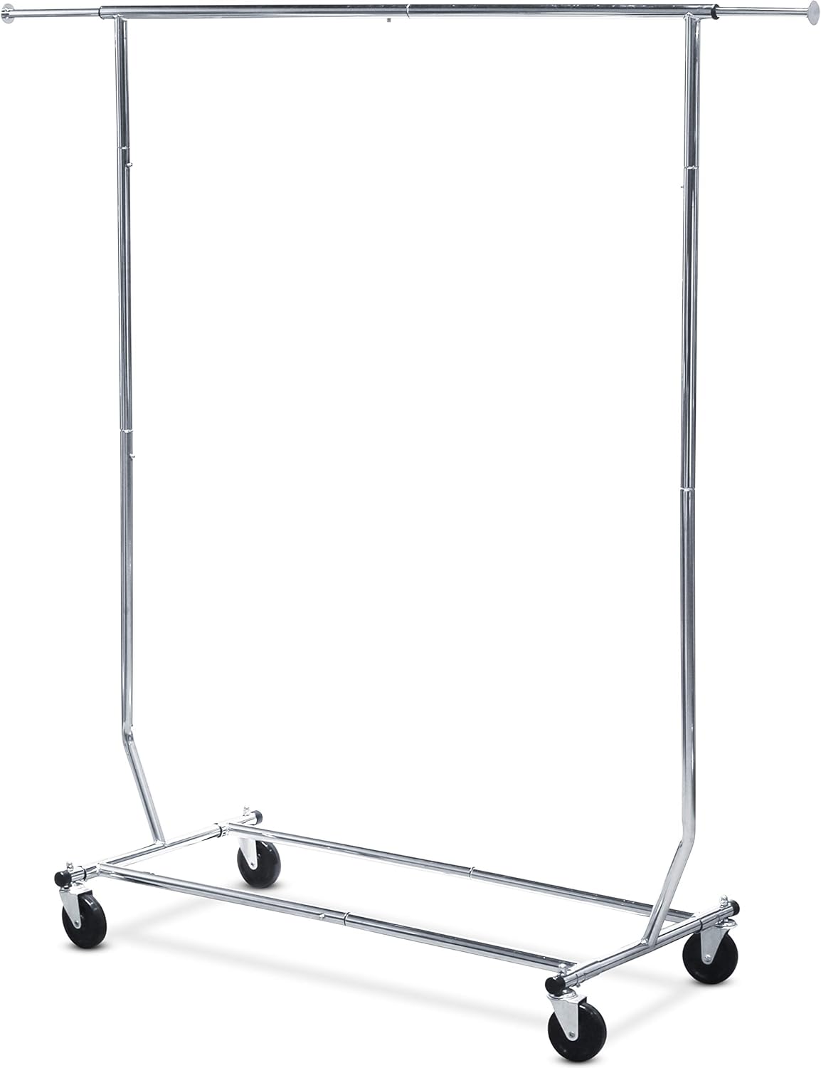 Simple Houseware Heavy Duty Clothing Garment Rack, Chrome: Home & Kitchen