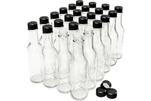 nicebottles Hot Sauce Bottles, 5 Oz - 24 Pack