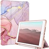 PIXIU Compatible with iPad 9.7 inch Case with Pencil Holder,ipad 6th /5th Generation Cases ,Full Body Protective Folio Leathe