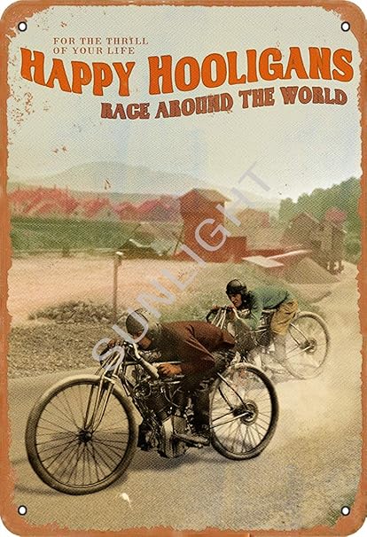 Sunlight Happy Hooligans Race Around The World de decoración de Arte