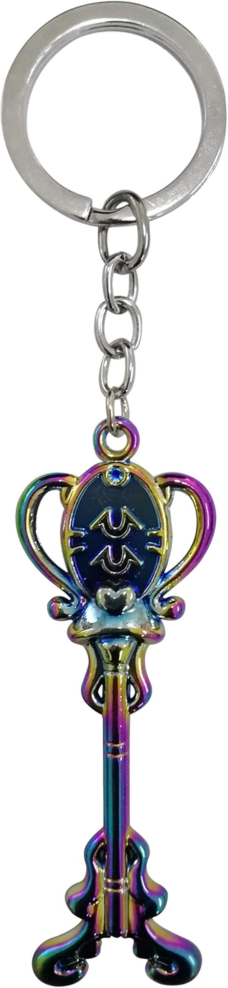 Amazon Com Cosplay Fairy Tail Keys Lucy Heart Key Chain Celestial Spirit Gate Keyring Zodiac Keys And Keyring 水瓶座 Aquarius Arts Crafts Sewing