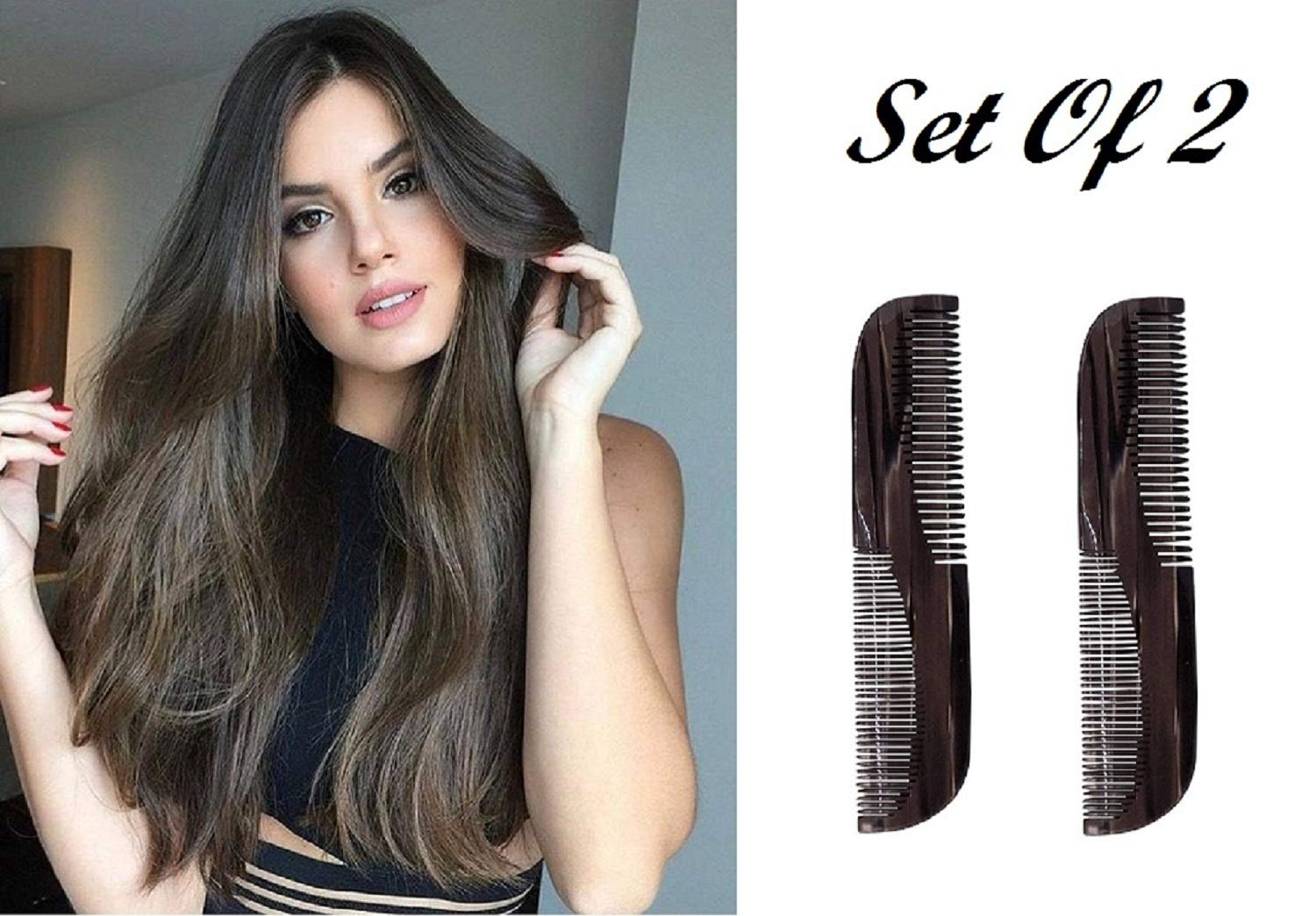 Buy Boxo Double Sided Dressing Hair Combs For Women Plastic Hair