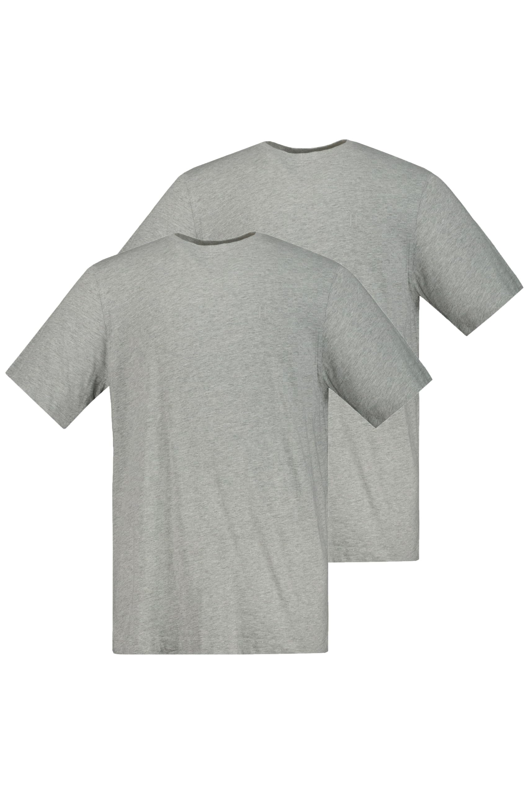 JP 1880 Men's T-Shirts, 2er-Pack T-Shirts Grey Melange 4XL — image 1