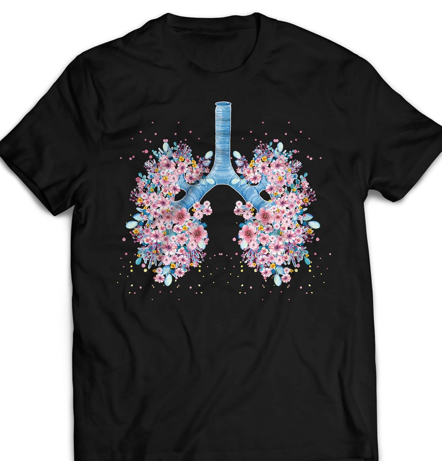 Flower Lungs Lung Cancer Awareness Anatomical Doctors Pulmanary