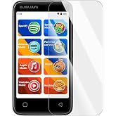 Globluum Screen Protector SU3, SU5, SU7, SU9 MP3 Player, 9H Tempered Glass Screen Protector, HD Clear, Scratch Resistant, Touch Sensitive, Anti Fingerprint, Bubble Free, Easy Install