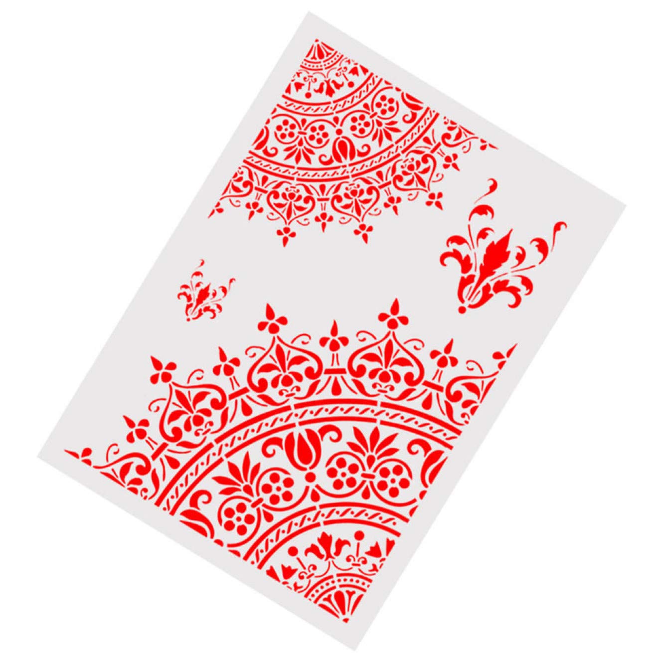 álbum Decorativo para Repujado Tarjeta de Papel Plantilla de 