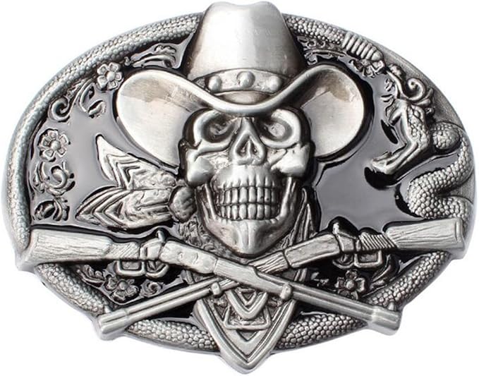 skull belt buckle amazon