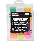 Professor P-Tac Pickleball Paddle Overgrip &ndash; Max Tacky, Moisture-Wicking Grip Tape for Pickleball Paddles in 6 &amp; 12 Packs, Anti-Slip &amp; Durable Overgrip for Control &amp; Enhanced Performance