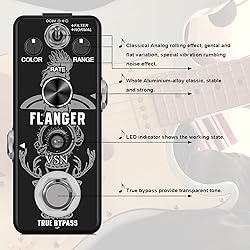 VSN Guitar Flanger Pedal - Classic Metallic Flanger