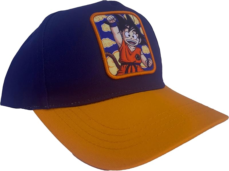 | Boné Masculino Dragon Ball | Item Oficial Licenciado | Boné de Basebol | Unissexo | Preto | Tamanho Único | Boné de Basebol | Merchandising de Série de Anime | Presente Original