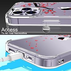 LUHOURI for iPhone 15 Pro Max Case with Screen