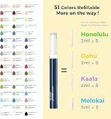 Ohuhu 100 Color Alcohol Markers Dual Tips Chisel Fine Refillable AP Cert view 9