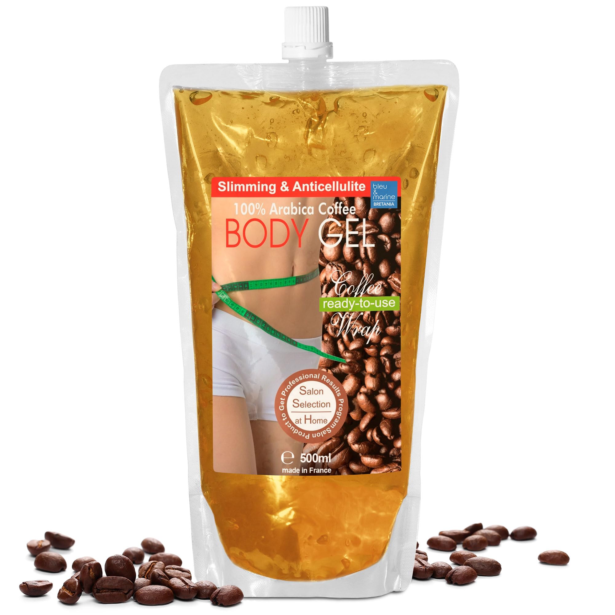 Anti Cellulite Firming Body Gel for a Fat Burner, Slimming and Toning Body Wrap Treatment Gel (Body, Leg, Arm, Belly Target) Home, SPA, Beauty Equipment 500 ml