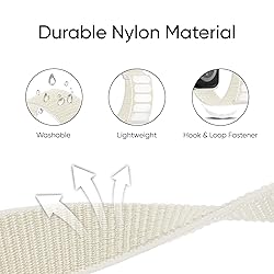 6 Pack Sport Nylon Loop Band Compatible with Apple