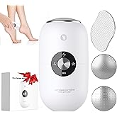 Electric Foot Callus Remover for Women Men, Electric Foot File with Stainless Steel Heads, Rechargeable Callus Remover for Feet, Portable Feet Grinder for Cracked Dry Heels, Dead Skin Calluses