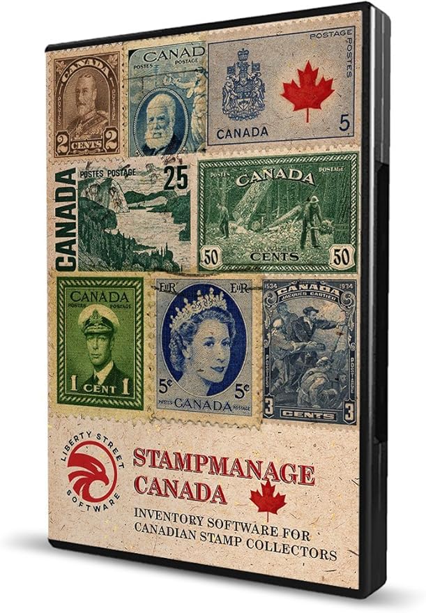 StampManage Canada. Stamp Collecting Software For Canadian Stamp