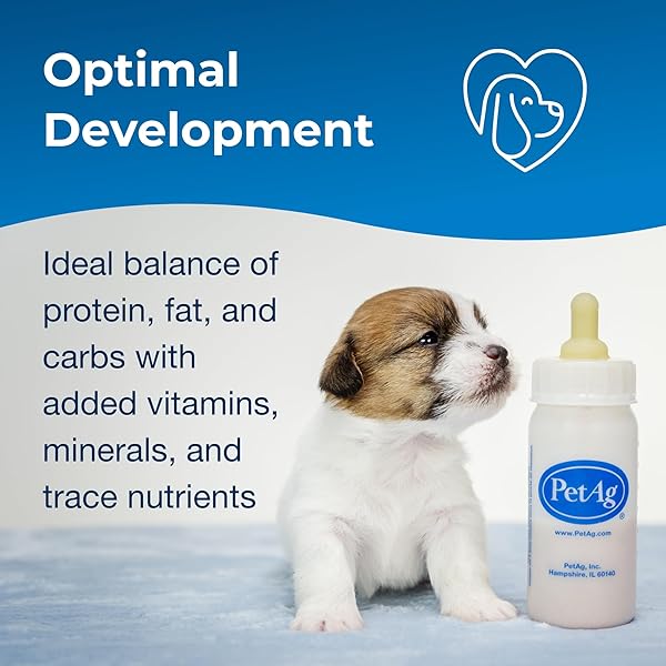 PETAG ESBILAC PUPPY MILK REPLACER LIQUID – 11 OZ – READY-TO-FEED PUPPY FORMULA WITH VITAMINS FOR PUPPIES NEWBORN TO SIX WEEKS OLD – EASY TO DIGEST