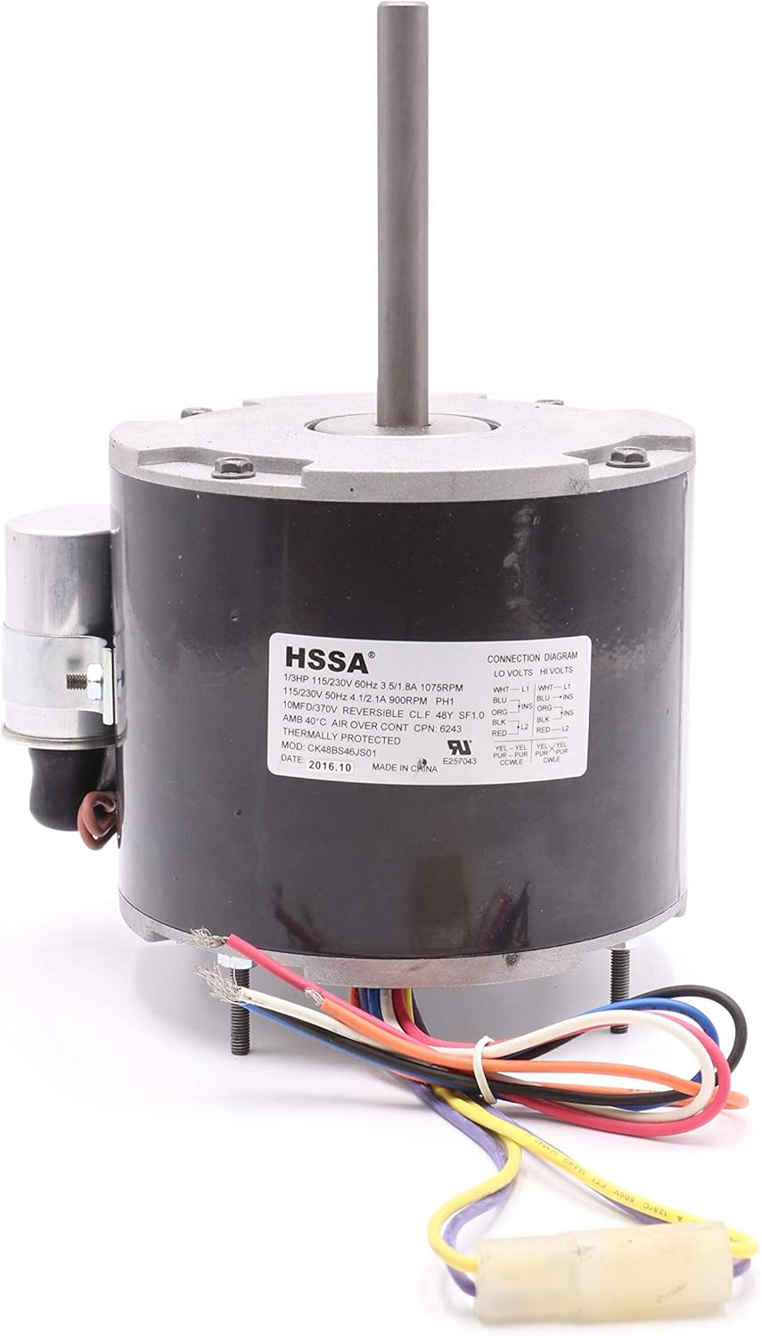 Amazon Com Captive Aire Direct Drive Exhaust Make Up Air Fan Replacement Motor 1 3 Hp 1 Phs 115 V 60hz 1075 Rpm Class F Insulation Used In Ddar18 Dmua18 Ddar Cw Dmua Directly Replaces