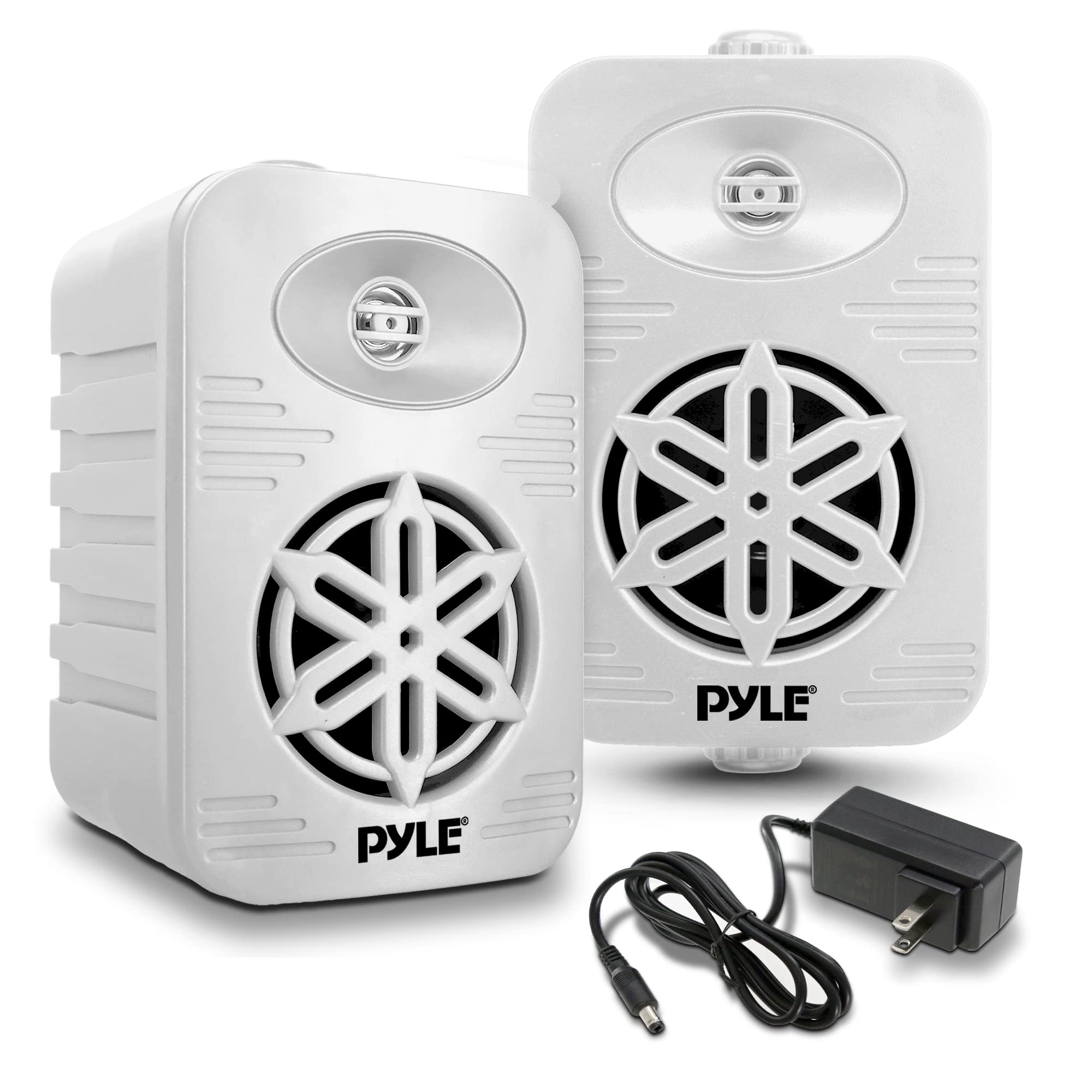 PyleUsa Bluetooth Indoor Outdoor Speakers Pair – 500 Watt Dual Waterproof 5.25” 2-Way Full Range Speaker System w/ 1/2” High Compliance Polymer Tweeter – Home, Boat,Deck, Patio, Poolside – PDWRBT56WT