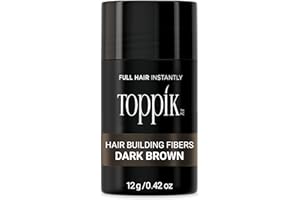 TOPPIK Hair Building Fibers,12 g, Fill In Fine or Thinning Hair, Instantly Thicker Looking, Multiple Shades for Men & Women
