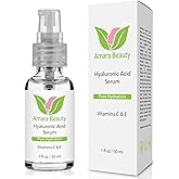 Hyaluronic Acid Serum for Skin with Vitamin C & E, 1 fl. oz.