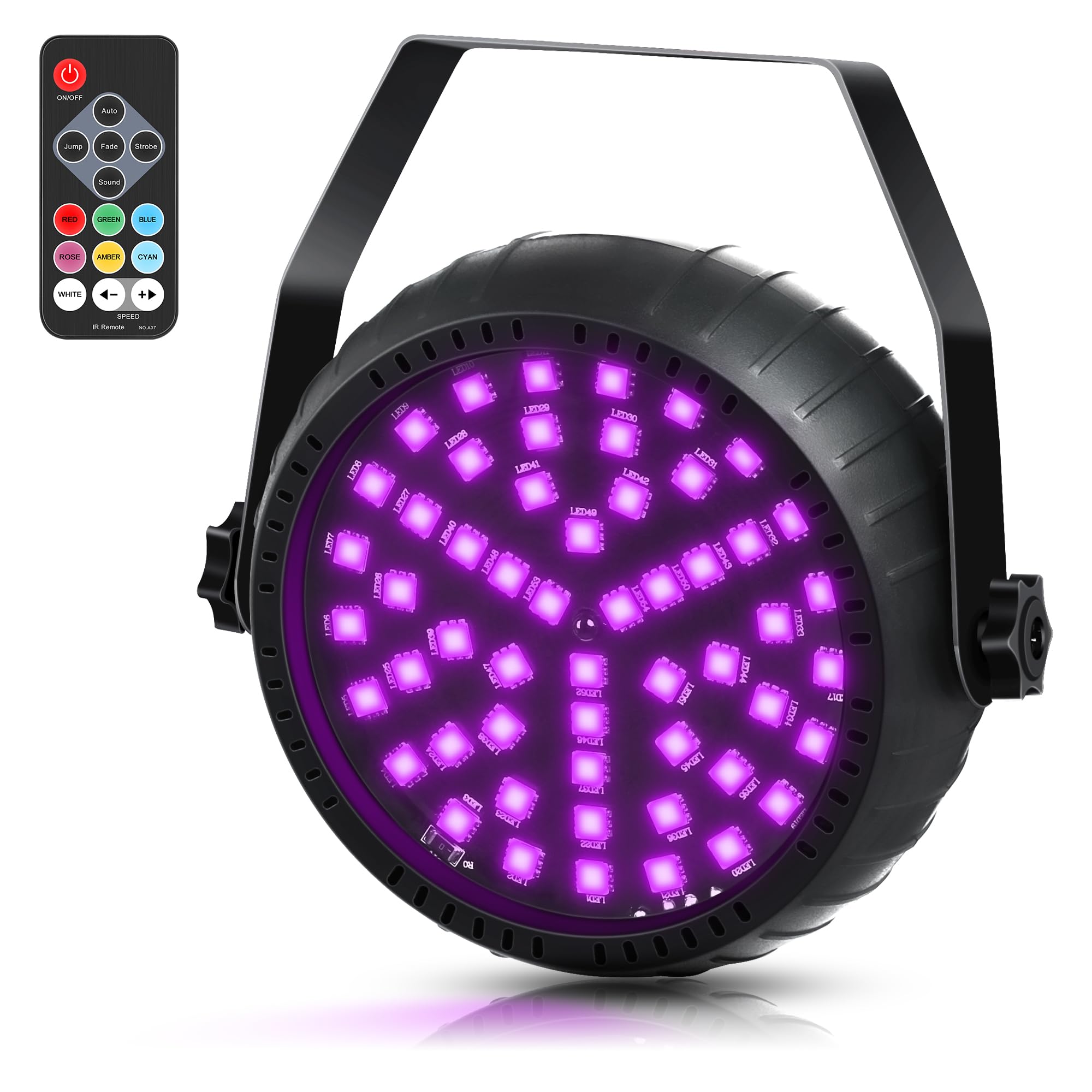 Photo 1 of ***(PARTS ONLY/ NON FUNCTIONAL)***
Telbum Rechargeable Strobe Lights for Parties Wireless LED Halloween Strobe Light Battery Powered, Remote Control & Sound Activated RGB DJ Strobe Light for Party Room DJ Stage Dance Wedding (1Pack)