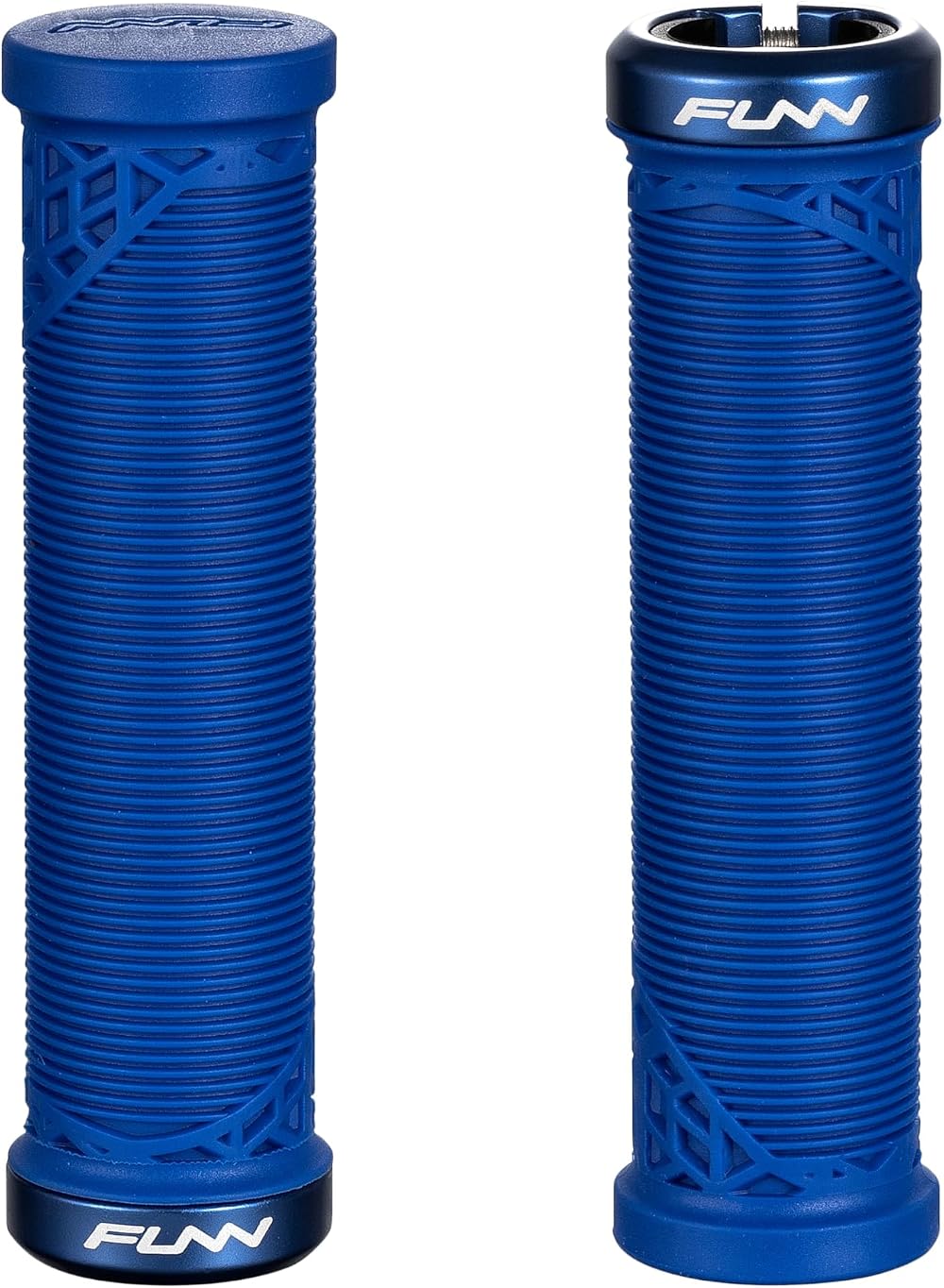 Funn Hilt JR Mountain Bike Grips 19mm Lock On Blue 115mm Youth