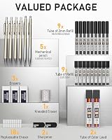 Nicpro 34-Piece Mechanical Pencil Set 0.3 0.5 0.7 0.9 mm with 2 mm Holders view 6