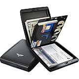 Tru Virtu Aluminium Wallet Slim Money and Cards Beluga Rfid Block Water Proof Travel Money Clip - All Colors
