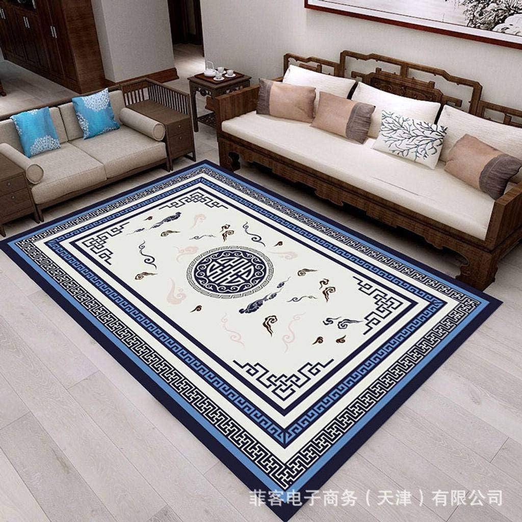 Oriental Area Rug, Pile Height Chinese Carpet Floor Mat Floor Rugs Accent Rug Soft