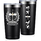 Fufendio Fourth Wing Funny Tumbler 20oz, Fourth Wing Gift Merch, Inspired Fantasy Book Lover Gifts, 4th Wing Bookish Dragon Merchandise